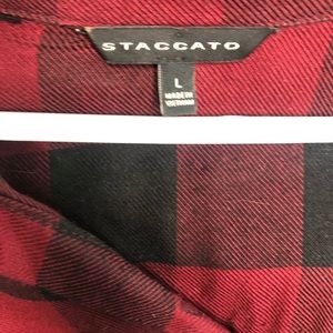 Buffalo Plaid wrap top